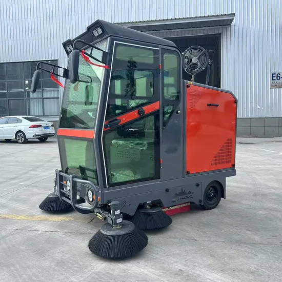 Electric Automatic Car Cleaning Road Floor Sweeping Sweeper Machine